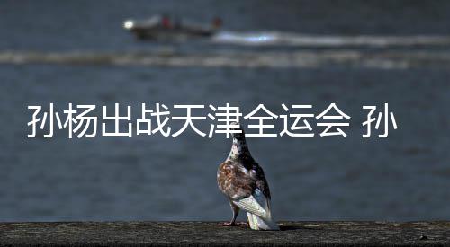 担任代表天津团旗出战会 浙江孙杨孙杨手全运